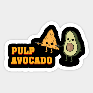 Pulp Avocado Sticker